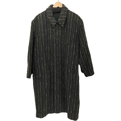 ジュンメン JUN MEN ウール ストライプ ステンカラー コート メンズ JPN:M