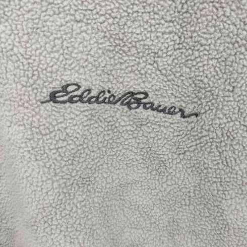 エディーバウアー Eddie Bauer ロゴ刺繍 ハーフジップ フリース プルオーバー メンズ import:XXL
