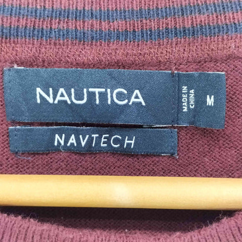 ノーティカ NAUTICA NAVTECH ロゴ刺繍 コットンニット メンズ import:M