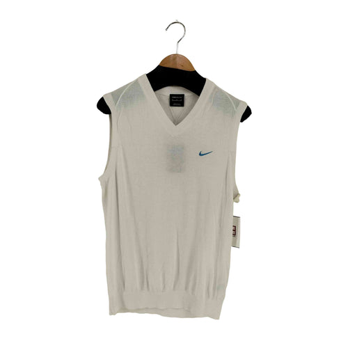 ナイキゴルフ NIKE GOLF ワンポイントスウッシュ刺繍 Vネック ニットベスト メンズ M