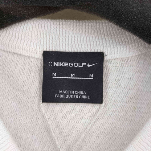 ナイキゴルフ NIKE GOLF ワンポイントスウッシュ刺繍 Vネック ニットベスト メンズ M