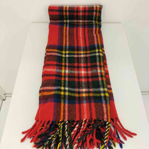 PORTMAN pure wool 英国製 タータンチェック ウールマフラー メンズ