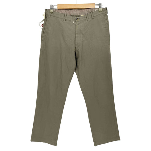 パパス papas 日本製 ワイドテーパード ノータック チノパンツ メンズ EUR:51-52