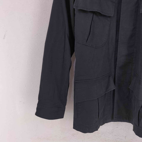 ウノピュウノウグァーレトレ 1PIU1UGUALE3 BLACK MILITARY BY YOSHIMASA HOSHIBA JUNGLE FATIGUE L/S SHIRTS JACKET メンズ IV