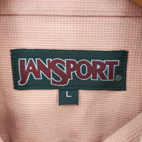 ジャンスポーツ JanSport フロントポケット レギュラーカラー長袖シャツ メンズ L