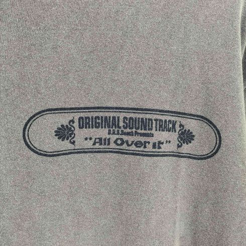 バーンズ アウト フィッターズ BARNS OUT FITTERS 両面ラベルロゴプリント クルーネック半袖Tシャツ カットソー メンズ LARGE