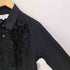 タオコムデギャルソン tao COMME des GARCONS 23AW フリル装飾 長袖 コットン シャツ ワンピース レディース JPN:M