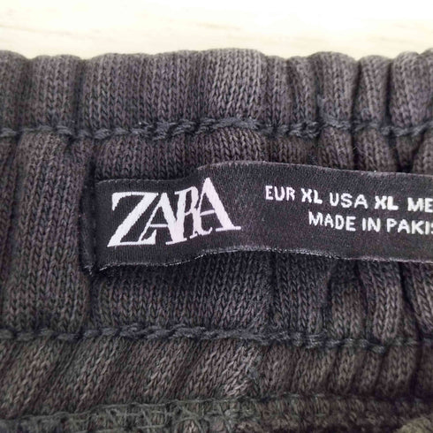 ザラ ZARA ウォッシュ加工ワイドスウェットパンツ メンズ JPN:XL