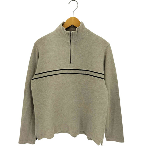 ギャップ Gap 00s OLD バングラディシュ製 ハーフジップ モックネック コットンリブスウェット トレーナー メンズ XS