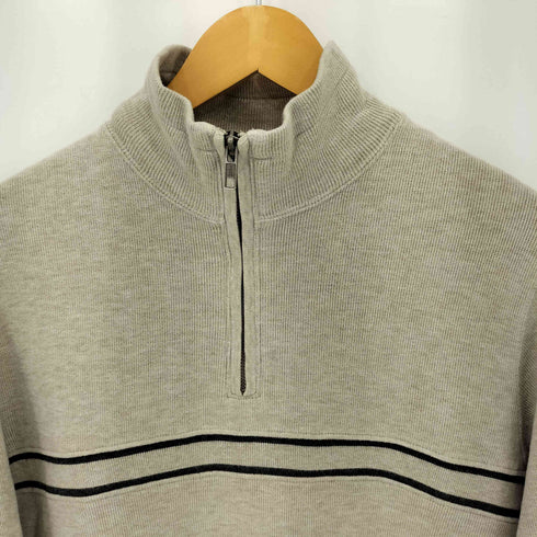 ギャップ Gap 00s OLD バングラディシュ製 ハーフジップ モックネック コットンリブスウェット トレーナー メンズ XS