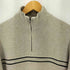 ギャップ Gap 00s OLD バングラディシュ製 ハーフジップ モックネック コットンリブスウェット トレーナー メンズ XS