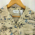 リズ クレイボーン LIZ Claiborne レーヨン 総柄 オープンカラー 半袖 アロハシャツ メンズ M