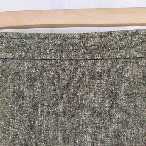 アクアスキュータム AQUASCUTUM シルク混 ウールフレアスカート レディース