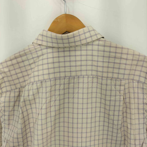ギャップ Gap 襟芯 チェック柄 レギュラーカラー長袖シャツ メンズ M