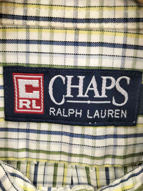 チャップスラルフローレン CHAPS RALPH LAUREN フロントポケット BD 半袖シャツ メンズ M