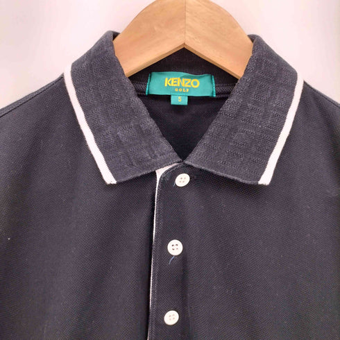 ケンゾーゴルフ KENZO GOLF ロゴ刺繍 鹿の子半袖ポロシャツ メンズ 5