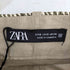 ザラ ZARA ベルト付き リネンケープスカート レディース S