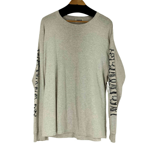 バウワウ BOWWOW クロスボーン プリント L/S Tシャツ メンズ