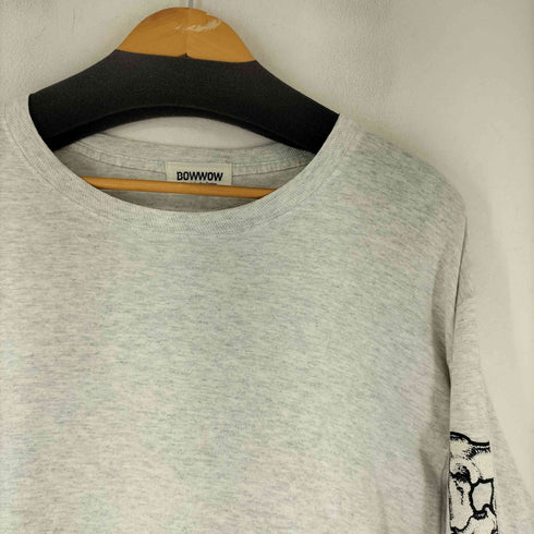 バウワウ BOWWOW クロスボーン プリント L/S Tシャツ メンズ