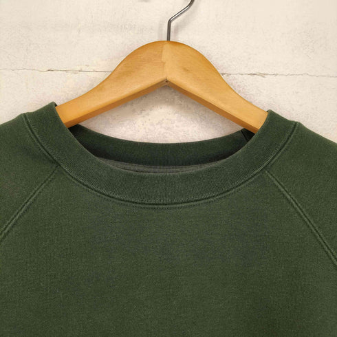 714STREET フロントプリントラグランスウェット メンズ import:L