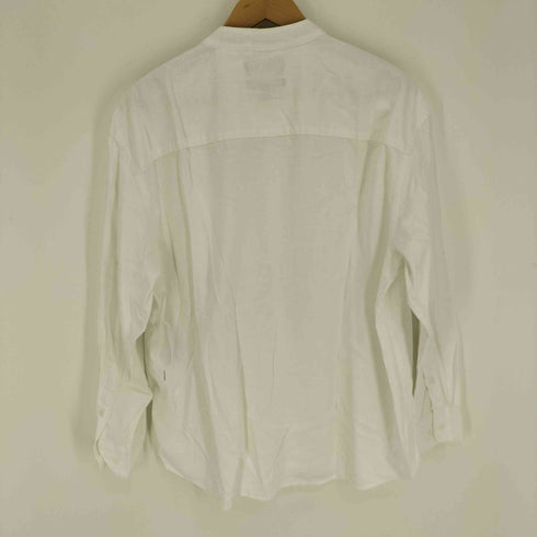 バナナリパブリック BANANA REPUBLIC 23SS OVERSIZED FIT スタンドネック L/S オックスフォード シャツ メンズ import:M