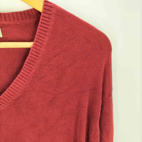 エルエルビーン L.L.Bean 90S Vネック コットン ニット セーター ビッグサイズ メンズ import:XL