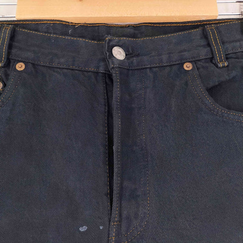 リーバイス Levis 90s ボタン裏511 後染め ボタンフライ ブラックデニムパンツ メンズ