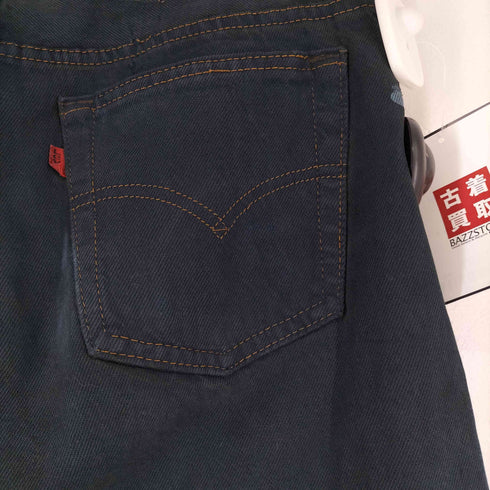 リーバイス Levis 90s ボタン裏511 後染め ボタンフライ ブラックデニムパンツ メンズ