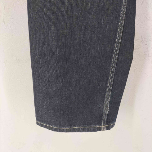 ディーゼル DIESEL 00s イタリア製 バックポケット トライバル刺繍 ジッパーデザイン テーパードパンツ Y2K メンズ 32/32