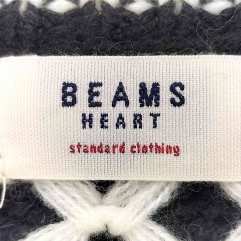 ビームスハート BEAMS HEART ドット ジャカード ニット レディース FREE