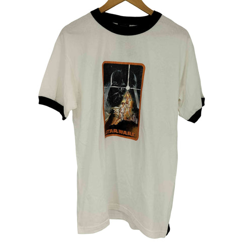 00S giantボディ ムービープリントリンガーTシャツ メンズ import:L