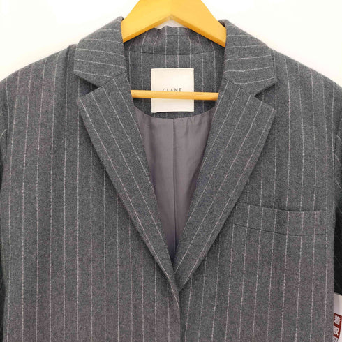 クラネ CLANE SIDE SLIT LONG JACKET サイドスリット ロングジャケット レディース JPN:38