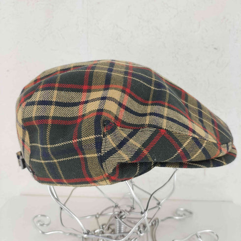 ダックス DAKS 日本製 タータンチェック アジャスター ベレー帽 メンズ 56.5cm