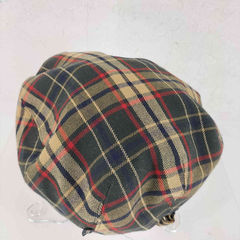 ダックス DAKS 日本製 タータンチェック アジャスター ベレー帽 メンズ 56.5cm