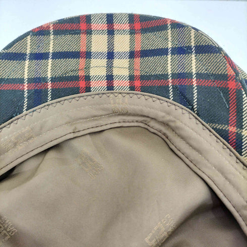 ダックス DAKS 日本製 タータンチェック アジャスター ベレー帽 メンズ 56.5cm