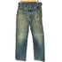 リーバイス Levis 50S Vステッチ ボタン裏 点々 チェーンステッチ オフセットベルトループ 隠しリベット 銅製 15刻印 CONMAR-ZIP 501ZXX ジップフライ デニム パンツ メンズ