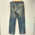 リーバイス Levis 50S Vステッチ ボタン裏 点々 チェーンステッチ オフセットベルトループ 隠しリベット 銅製 15刻印 CONMAR-ZIP 501ZXX ジップフライ デニム パンツ メンズ