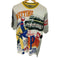 meeting sport&people イタリア製ベースボールプリントTシャツ メンズ import:M