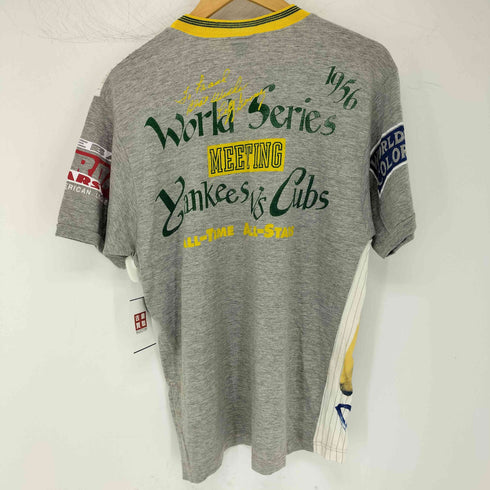 meeting sport&people イタリア製ベースボールプリントTシャツ メンズ import:M