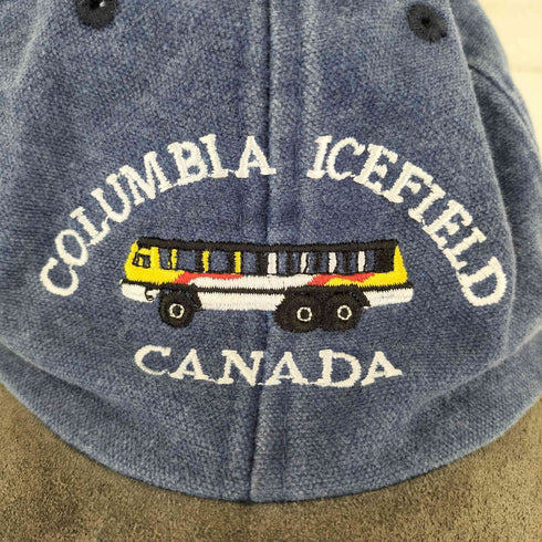 COLUMBIA ICEFIELD CANADA ウォッシュドデザイン スナップバック 6パネルキャップ メンズ