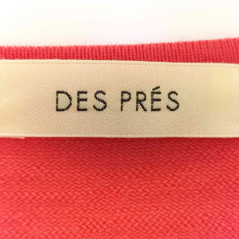 デプレ DES PRES ウーステッドウール クルーネックカーディガン レディース FREE