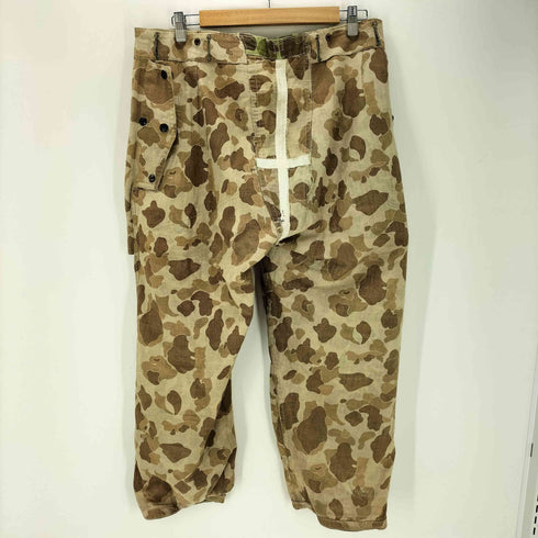 ユーエスエムシー USMC 40S WWII P-44 Frog Skin フロッグスキン 迷彩 2ndモデル ダックハンター カモパンツ リバーシブル ドーナツボタン メンズ 32