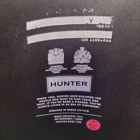 ハンター HUNTER オリジナル トール レインブーツ メンズ UK:8