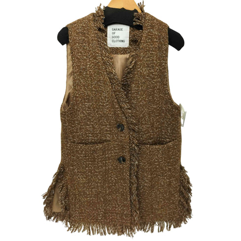 ガレージオブグッドクロージングジャパン GARAGE OF GOOD CLOTHING JAPAN ツイードベスト レディース