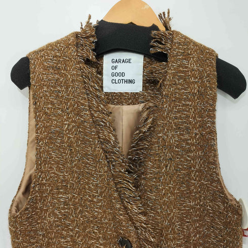 ガレージオブグッドクロージングジャパン GARAGE OF GOOD CLOTHING JAPAN ツイードベスト レディース