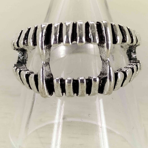 刻印無 デザインシルバーリング メンズ 16号