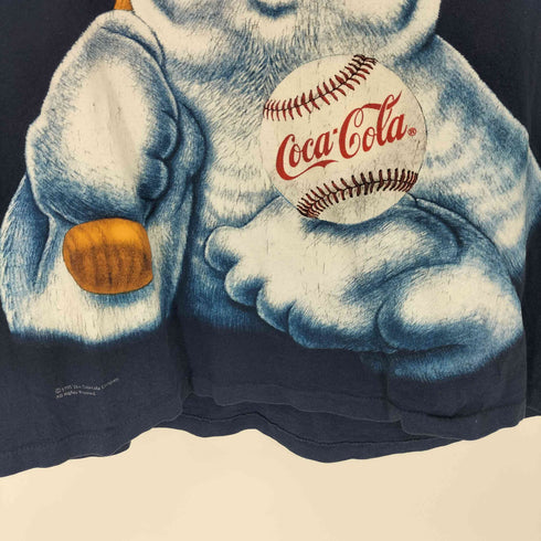 90s USA製 企業プリントクルーネックTシャツ メンズ JPN:L