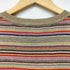 トミーヒルフィガー TOMMY HILFIGER ZENDAYA MULTI STP LUREX TOP L/S マルチストライプ L/Sリブニット レディース US:6