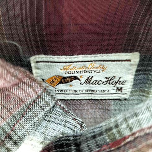 マックホープ MAC HOPE オンブレウエスタンシャツ メンズ import:M