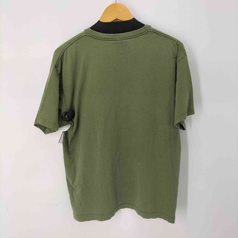 ステューシー Stussy 紺タグ USA製 スニーカー Tシャツ 袖&裾シングル メンズ import:L